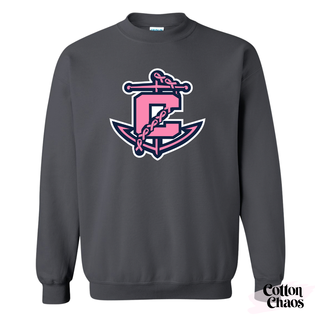 Calloway Wears Pink Sweatshirt