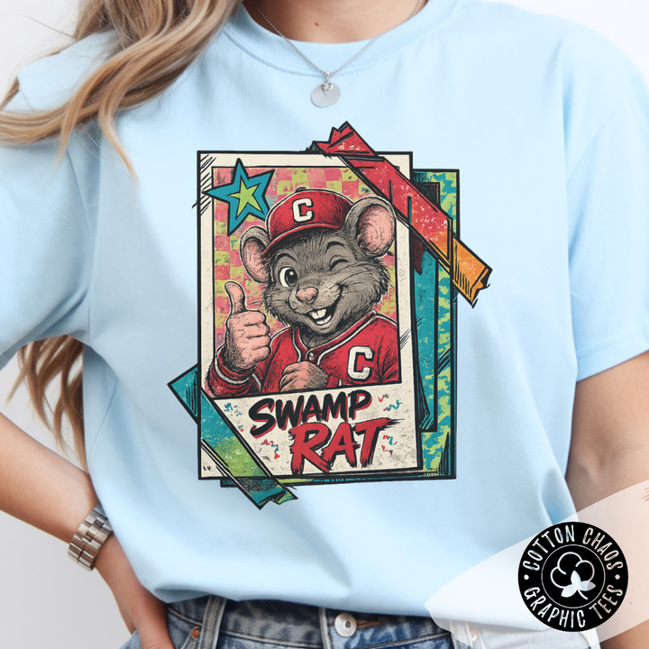 Swamp Rat Mascot Stamp Tee