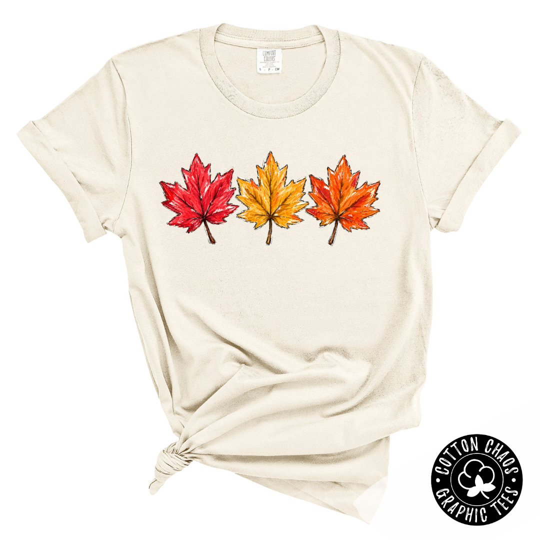3 Leaves Comfort Colors Tee