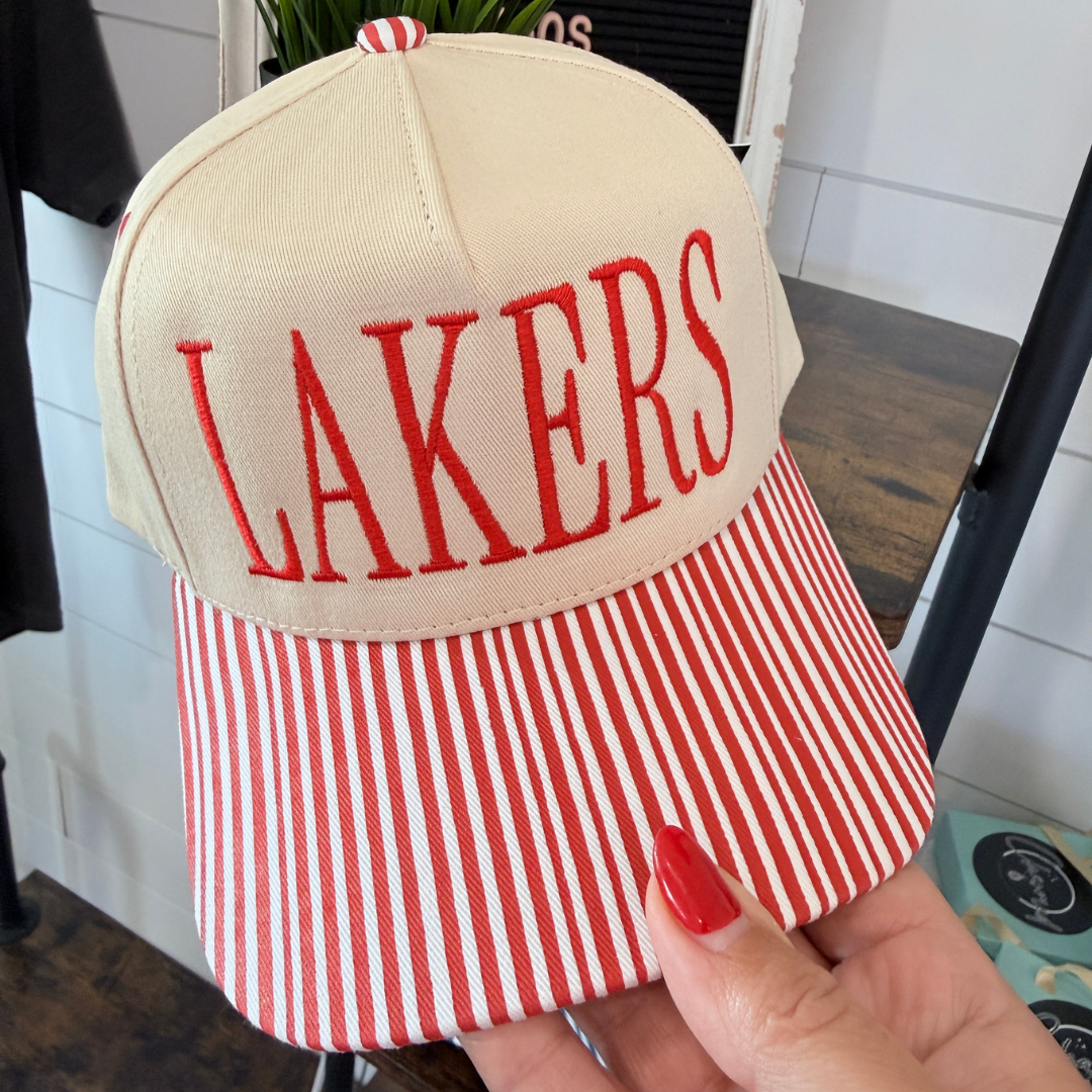 Calloway Lakers Trucker Hat | Polka Dot or Striped Brim