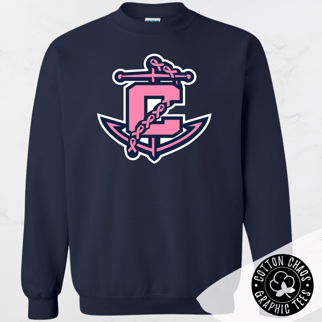 Calloway Wears Pink Sweatshirt