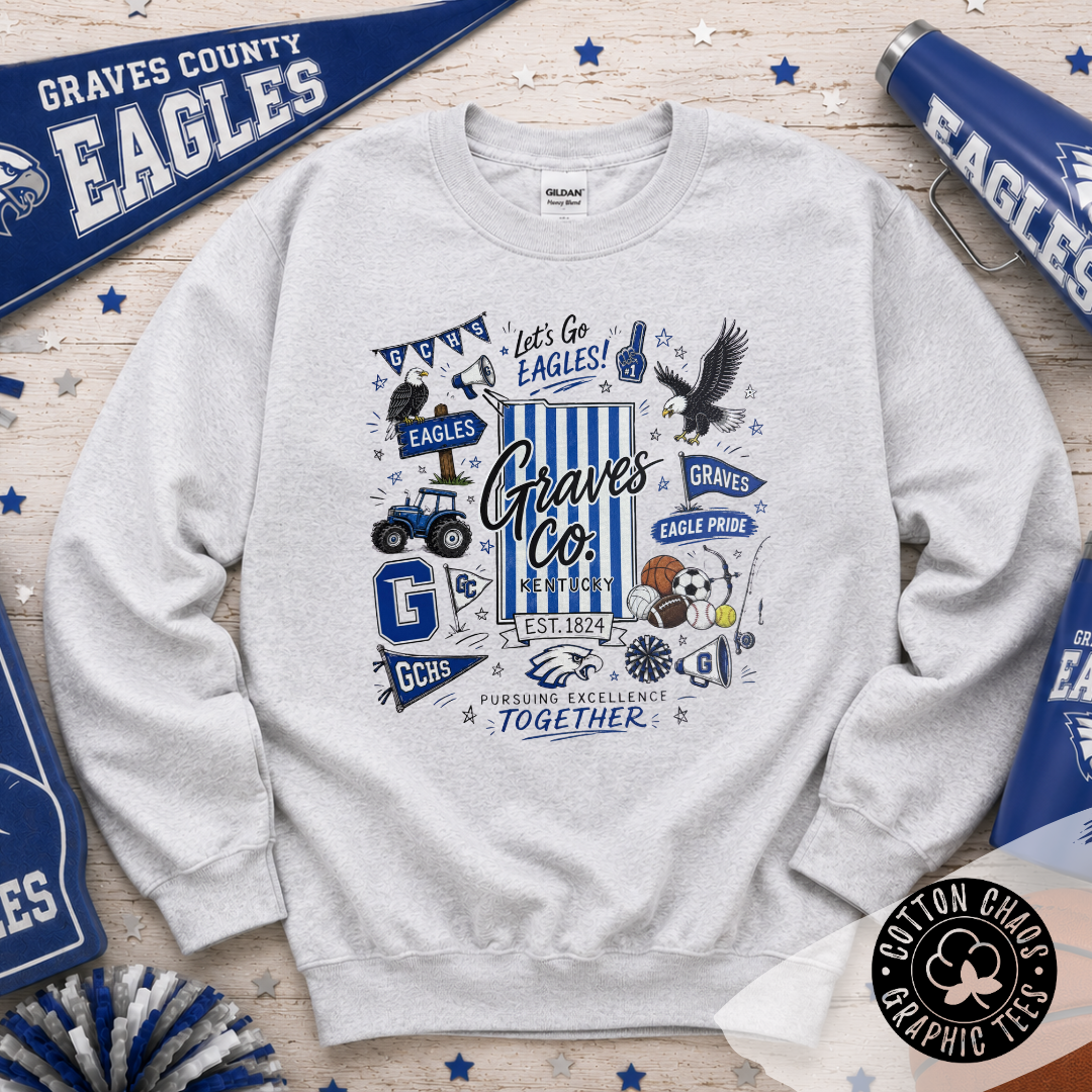 Graves County Doodle Crewneck | Sweatshirt