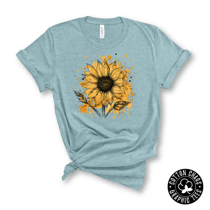 Golden Hour Sunflower Tee