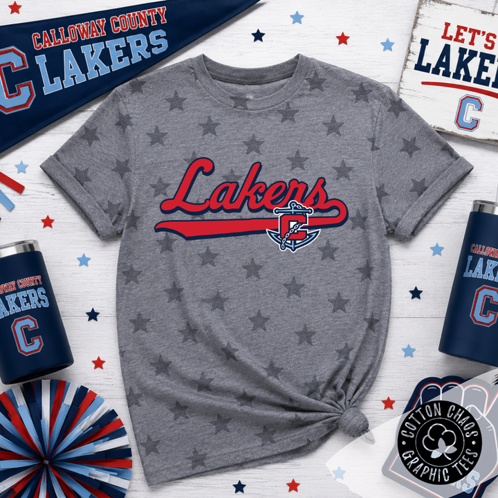 Retro Lakers Star Tee Youth & Adult