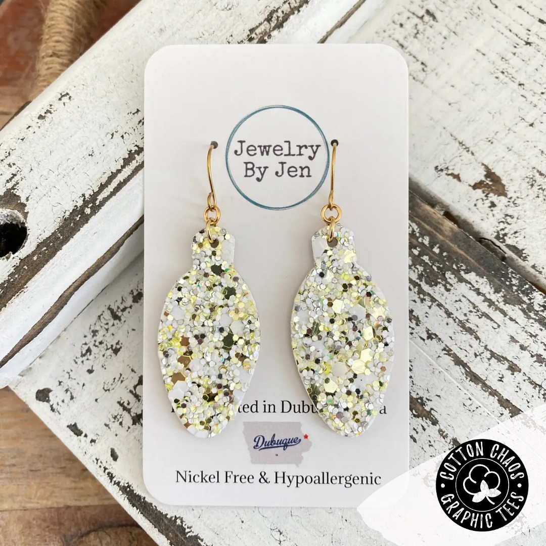 Holiday Light Bulb Earrings