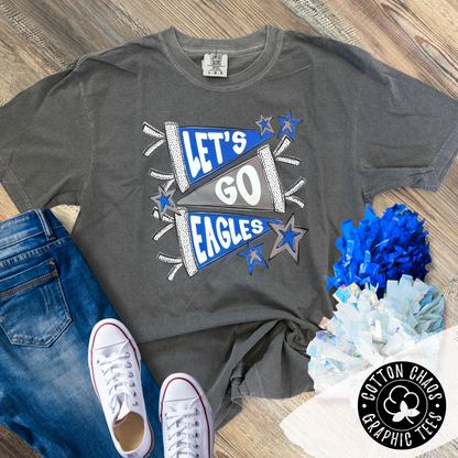 Let's Go Eagles Pennant Tee