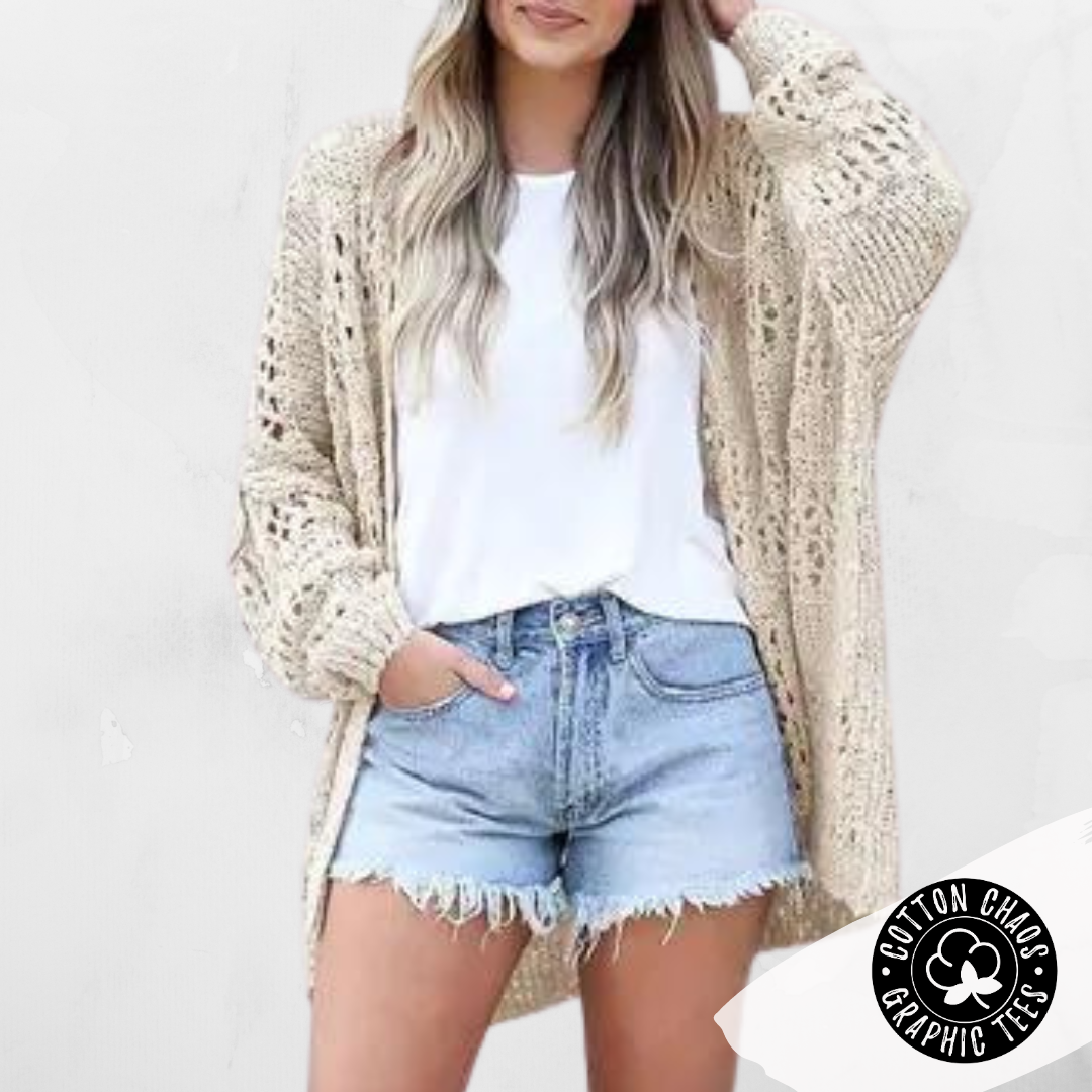 Cream Knit Cardigan