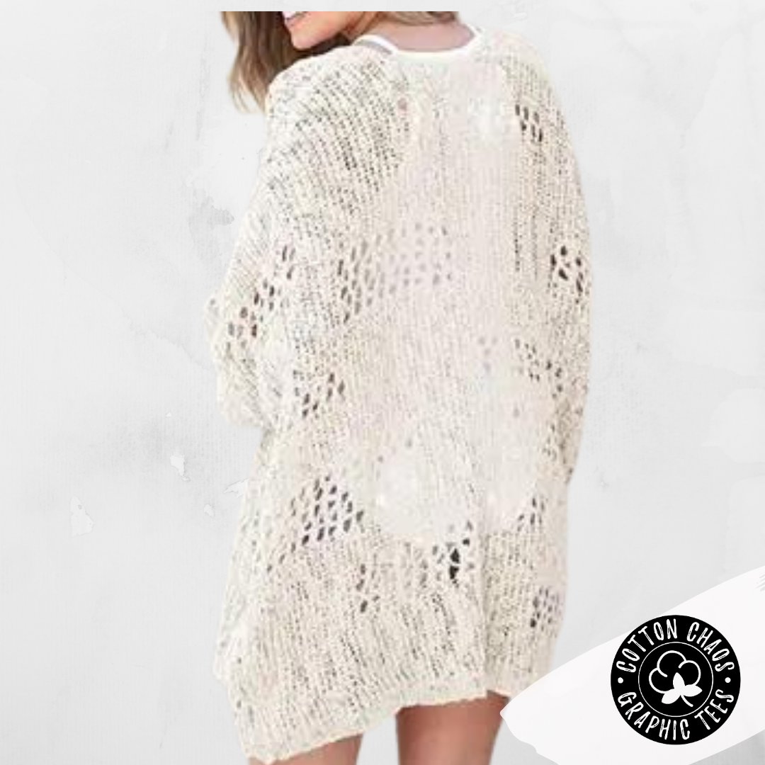 Cream Knit Cardigan