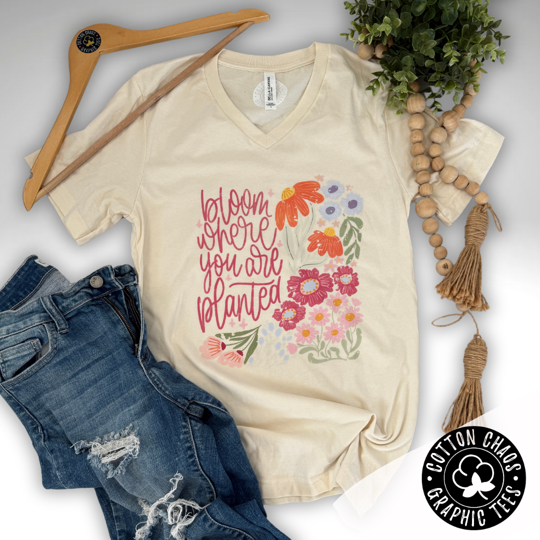 Bloom Where You Are Planted Graphic Tee