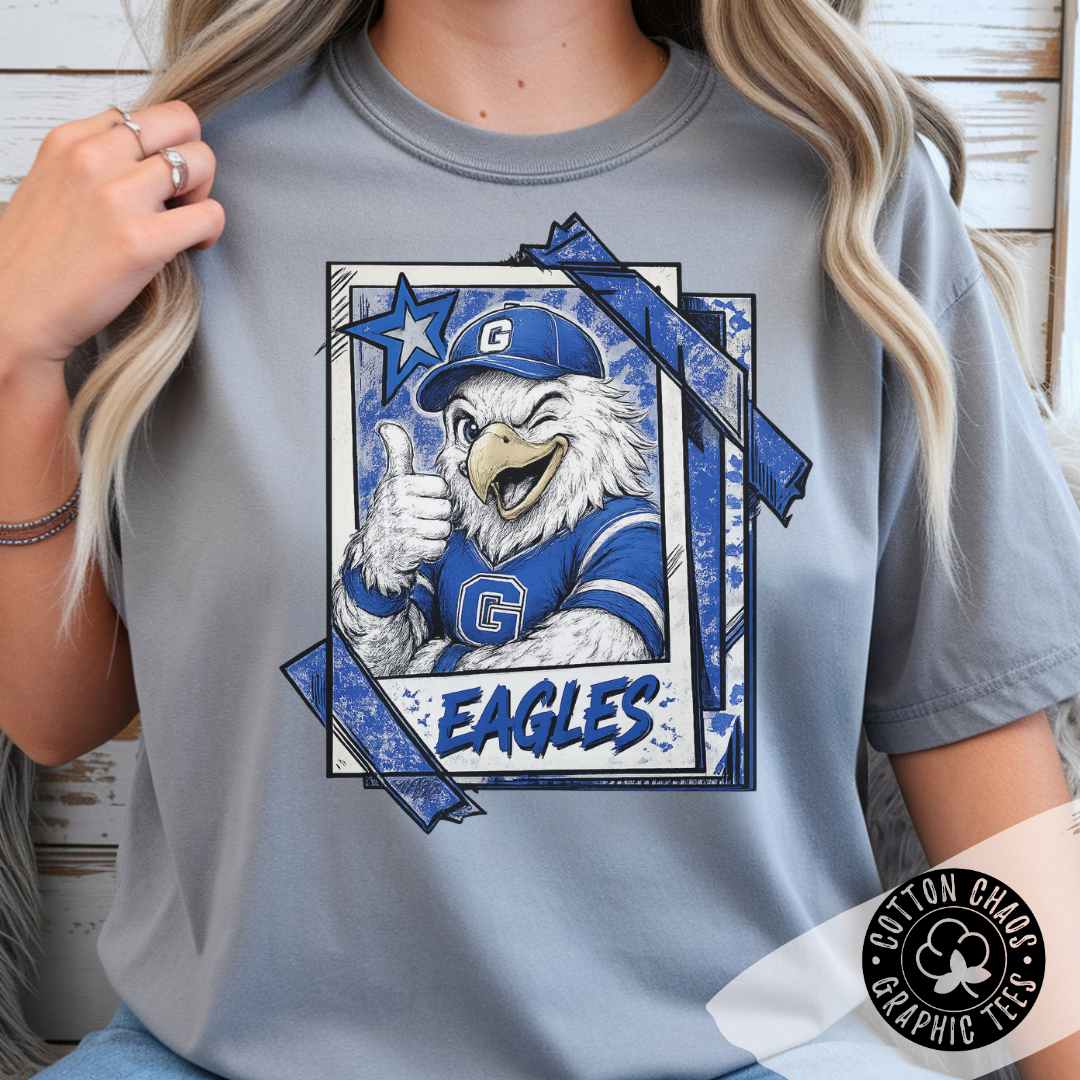 Eagle Mascot Stamp Tee