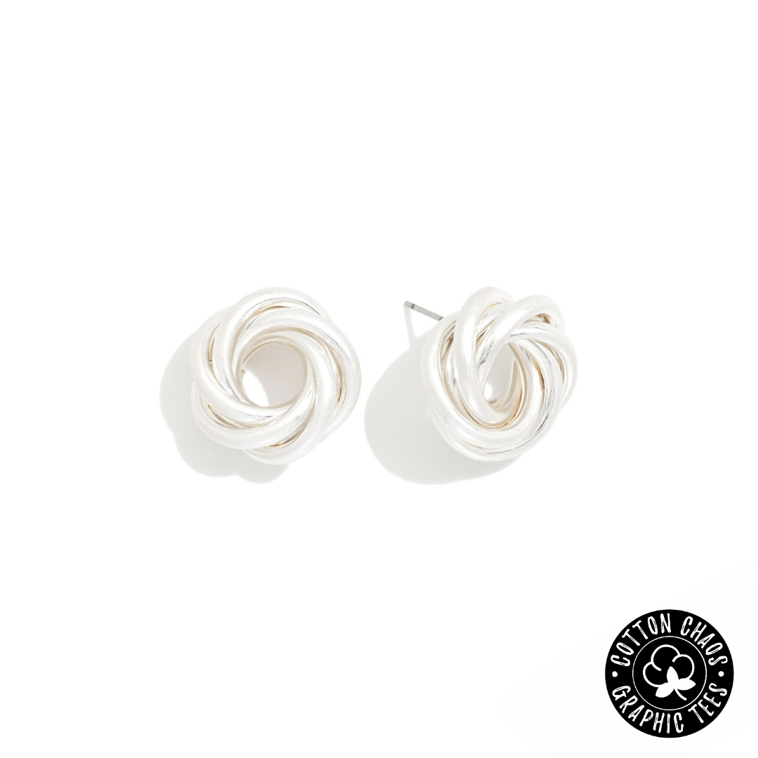 Knotted Drop Earrings
