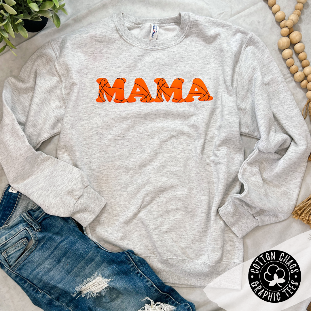 Mama Puff Basketball Crew Sweatshirt