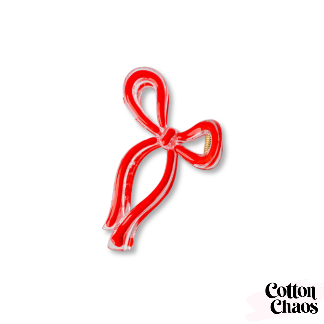 Festive Bow Hair Clips