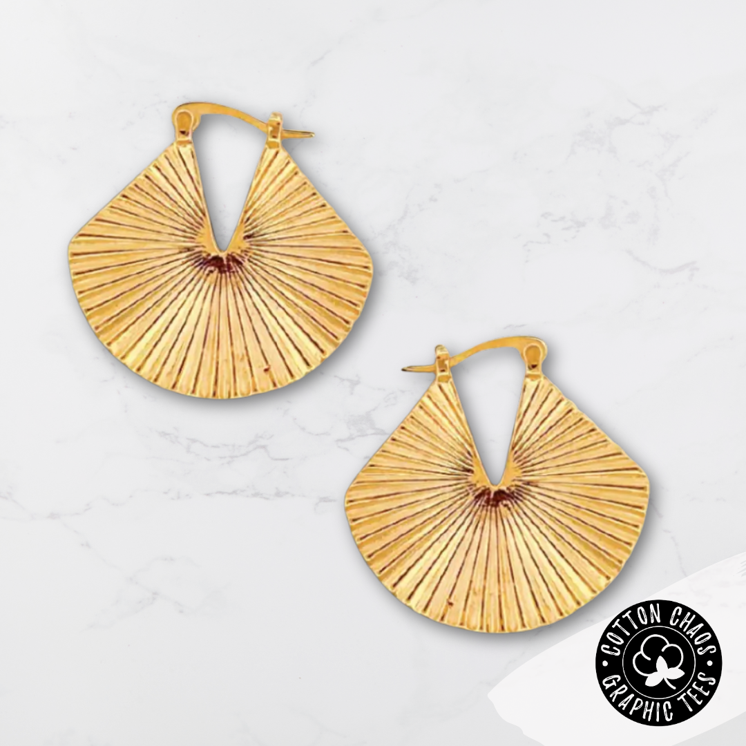 Textured Huggie Earring