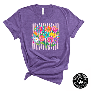 Floral Brushstroke Graphic Tee