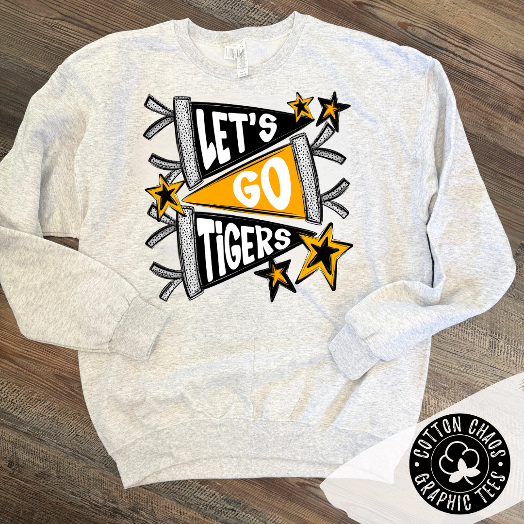 Let's Go Tigers Pennant Sweatshirt