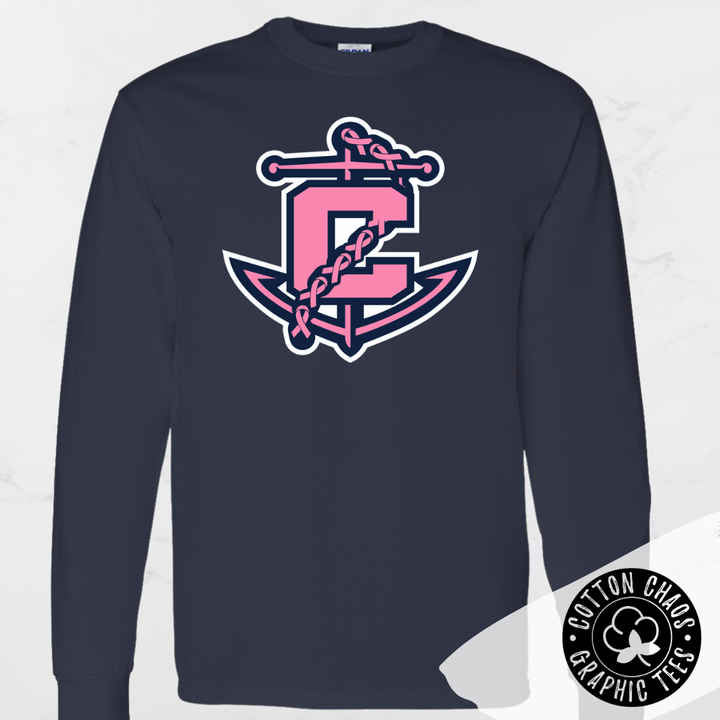Calloway Wears Pink Long Sleeve Tee