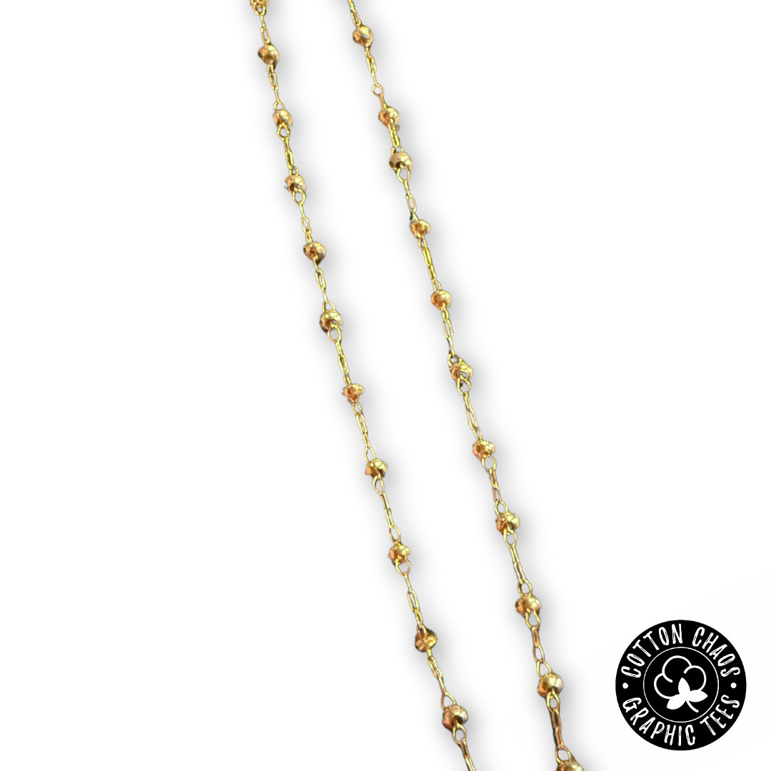 Beaded Chain Magnetic Clasp Necklace