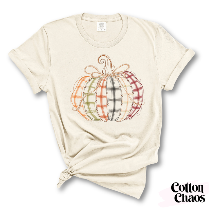 Plaid Pumpkin Tee