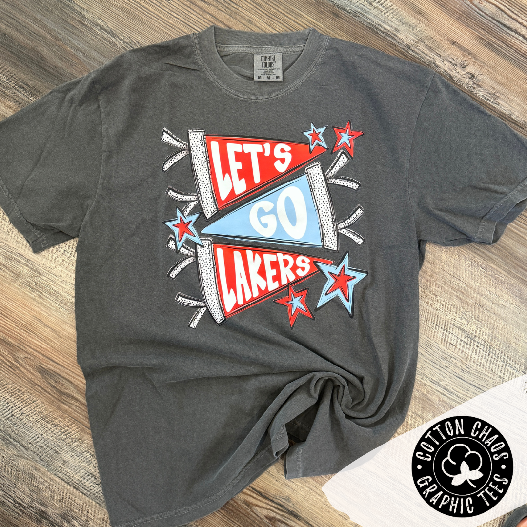 Let's Go Lakers Pennant Tee