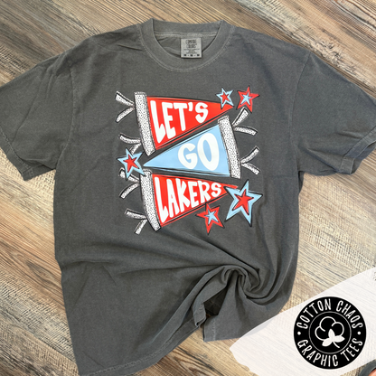 Let's Go Lakers Pennant Tee