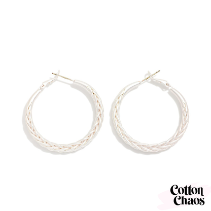 Braided Hoop Earring
