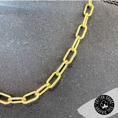 Paperclip Chain Magnetic Clasp Necklace
