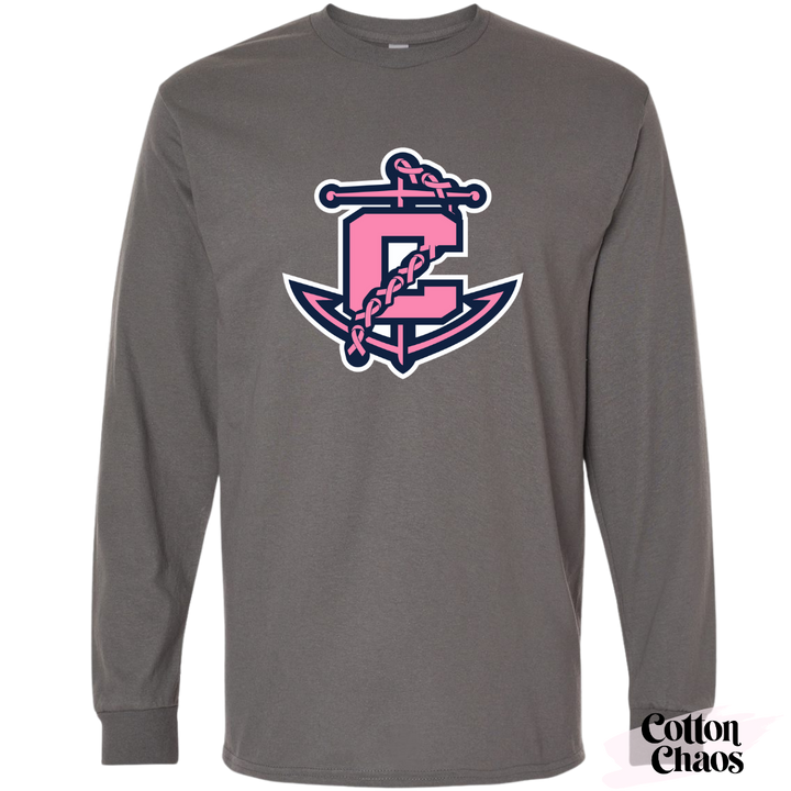 Calloway Wears Pink Long Sleeve Tee