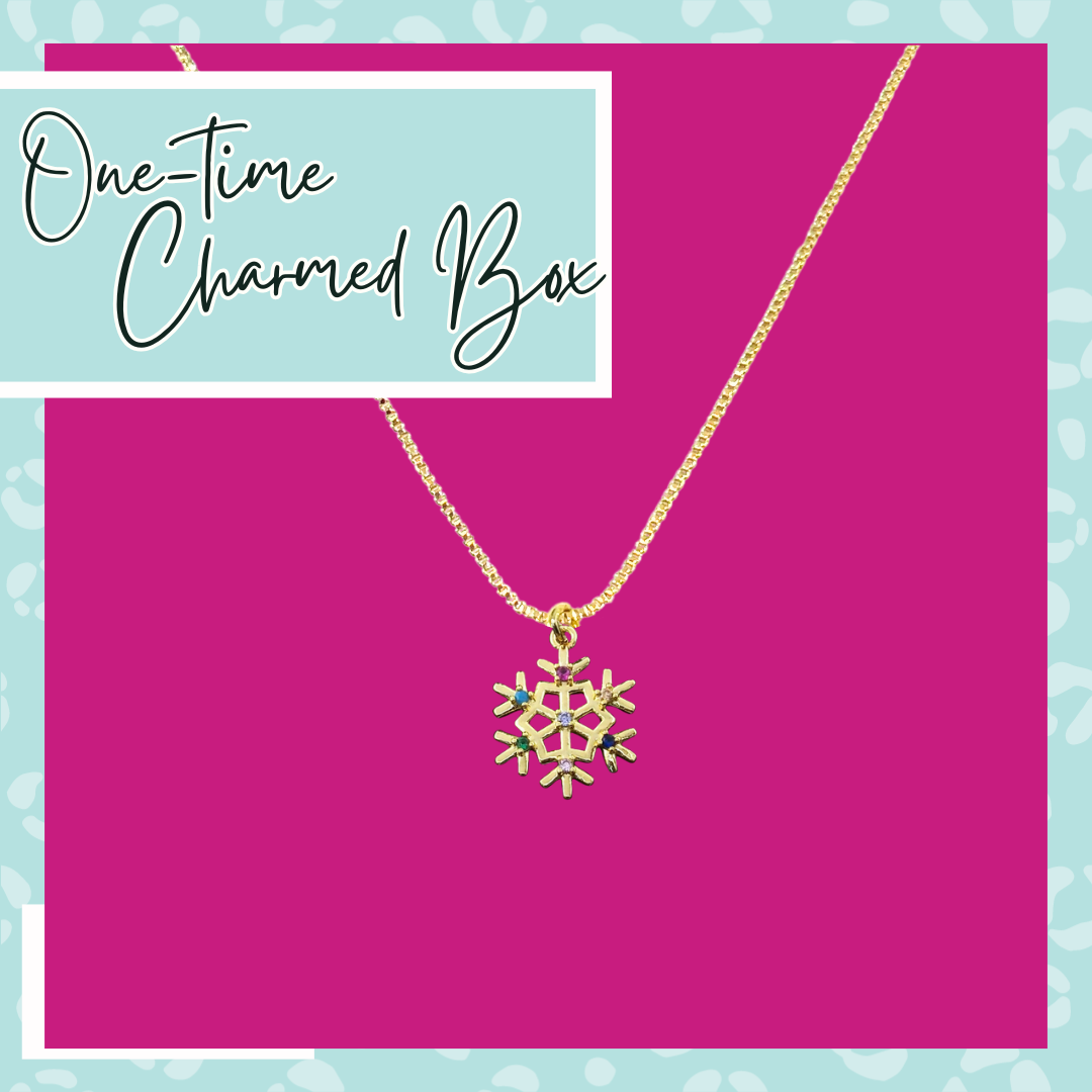 Snowflake Sparkle Charm Necklace (One-Time Charm Set)