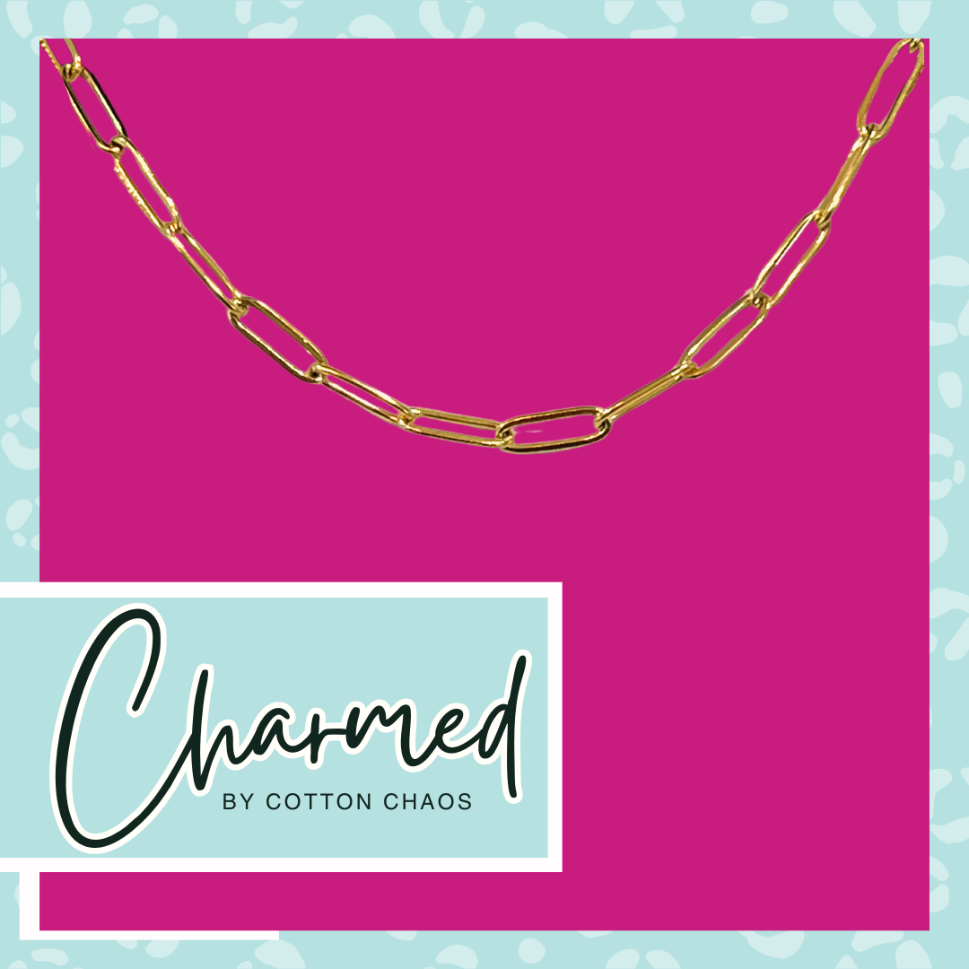 Layering Paperclip Chain: Enhance Your Charmed by Cotton Chaos Set