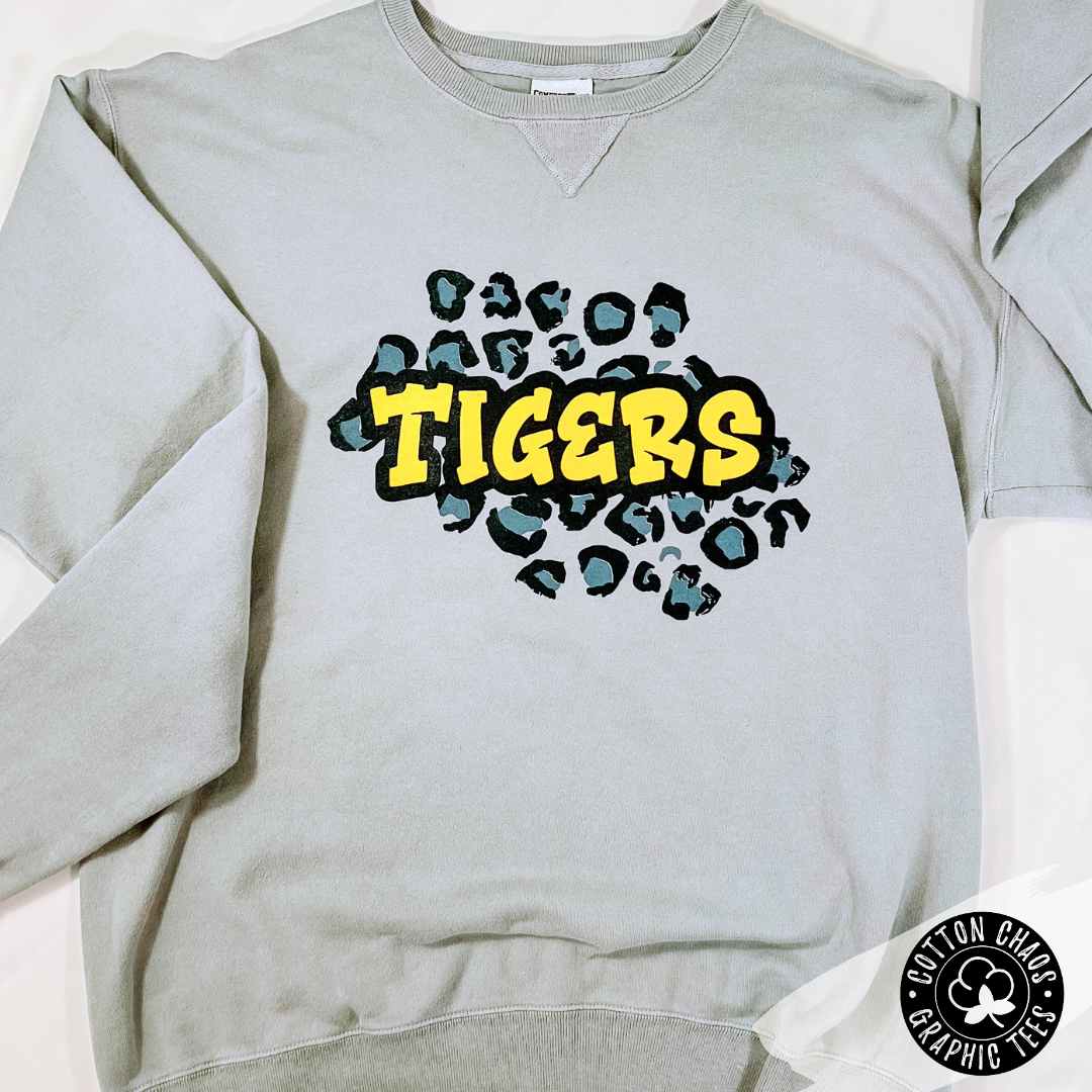 Leopard Fury: Tiger Spirit Sweatshirt