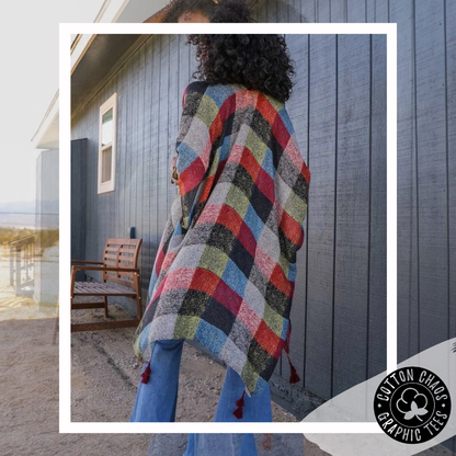 Plaid Essential Kimono