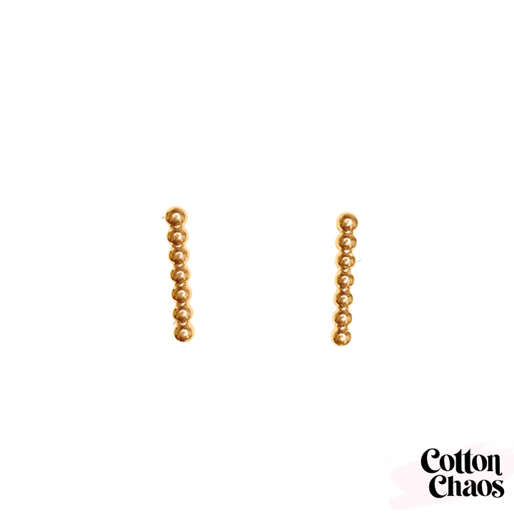 Beaded Bar Earring