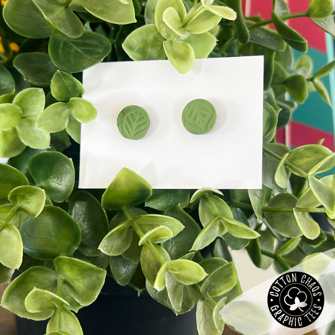 Clay Stud Earrings