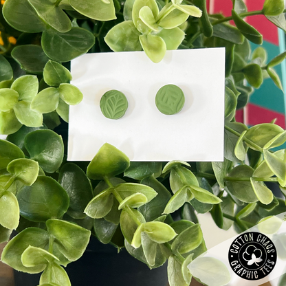 Clay Stud Earrings