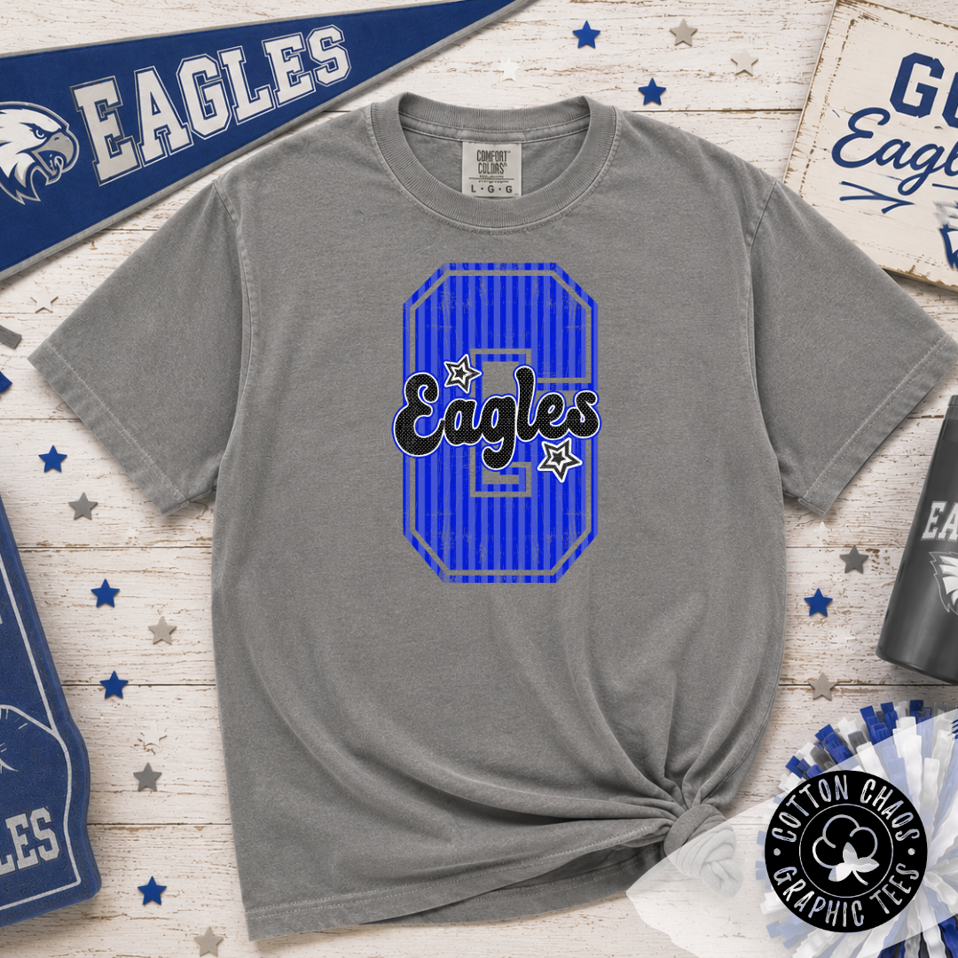 Comfort Colors Eagles Varsity Tee | Youth & Adult