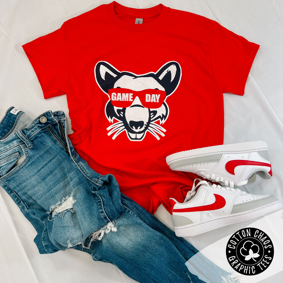 Cardinals Splatter Tshirt, School Spirit Shirts, School Spirit Wear, School Spirit Tshirts, School Spirit Shirts for Wo Sport Grey M Tshirt | Inora