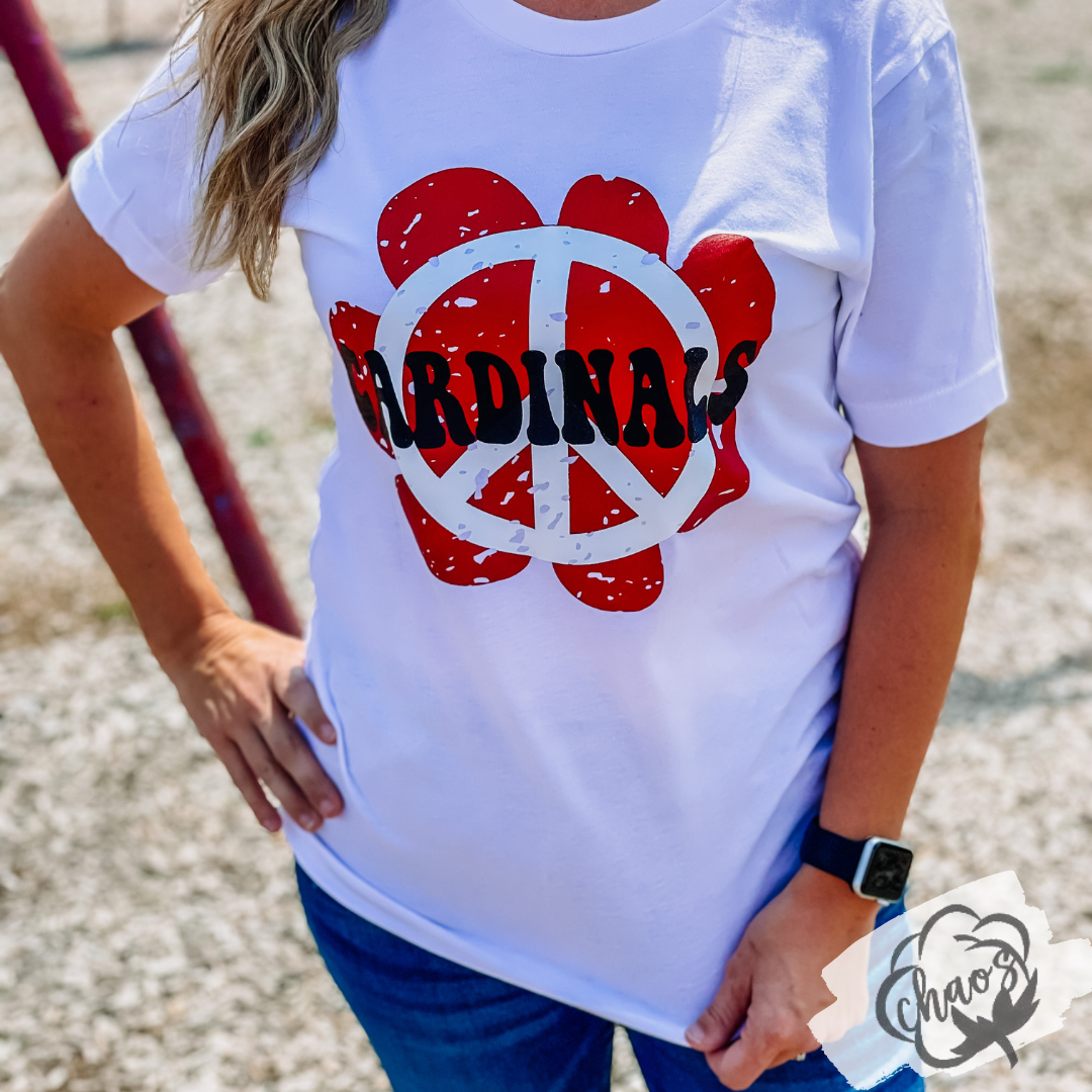 Groovy Peace Cardinals (Youth-Adult)