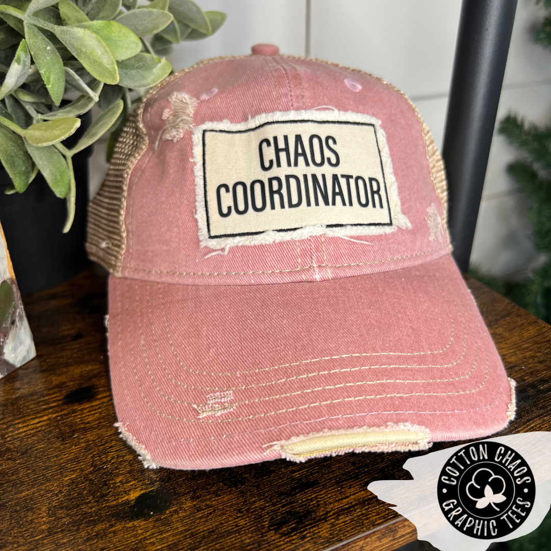 Chaos Coordinator Distressed Hat