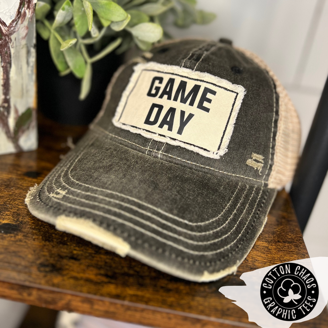 Game Day Distressed Hat